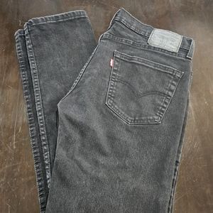 Mens  Levis 502 black jeans 34x32